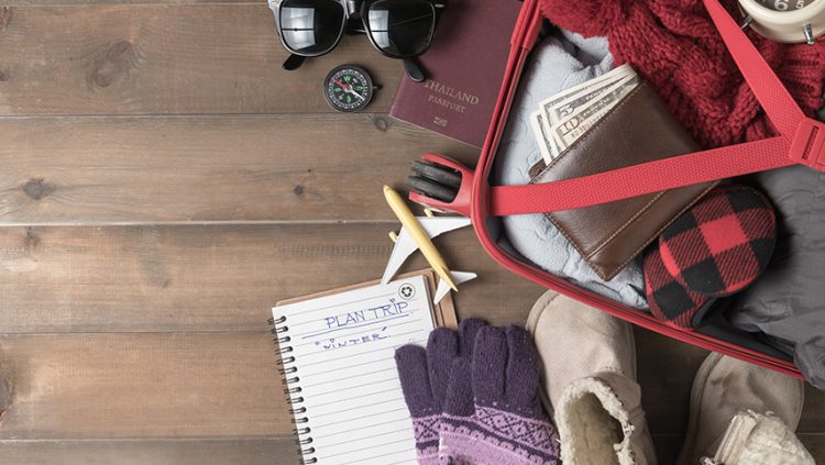 viagens inverno mala
