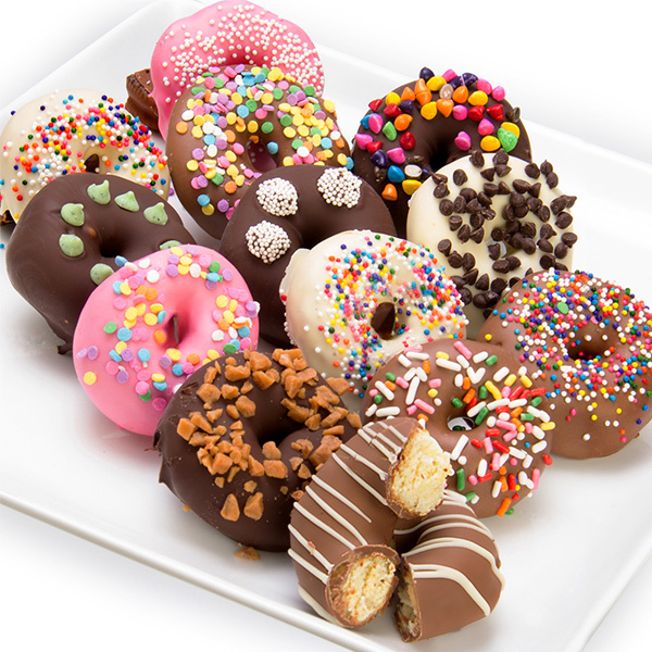 Chocolate Covered Mini Donuts large