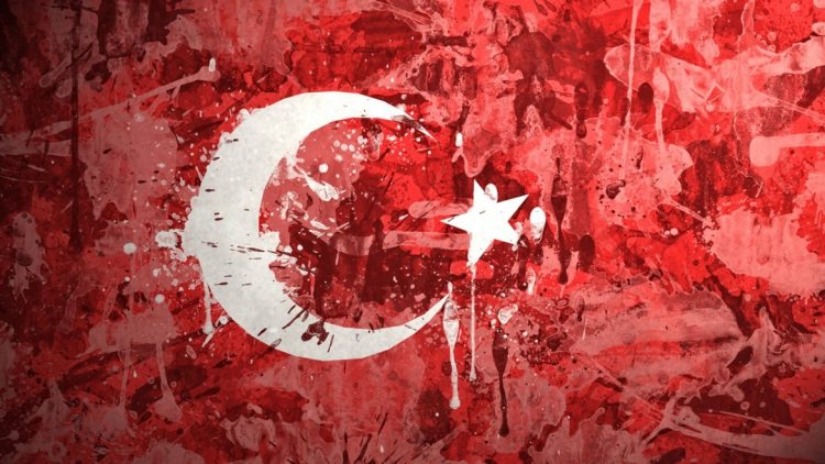 Turkey flag painting 1600x900