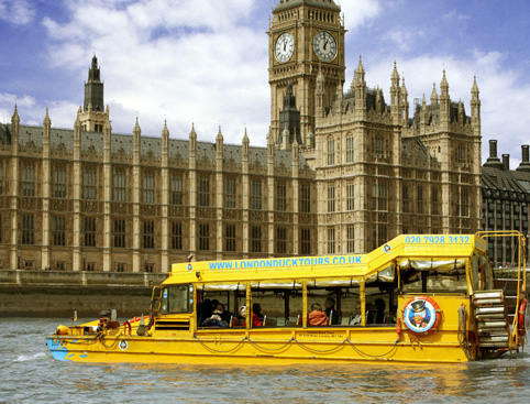 duck tours london