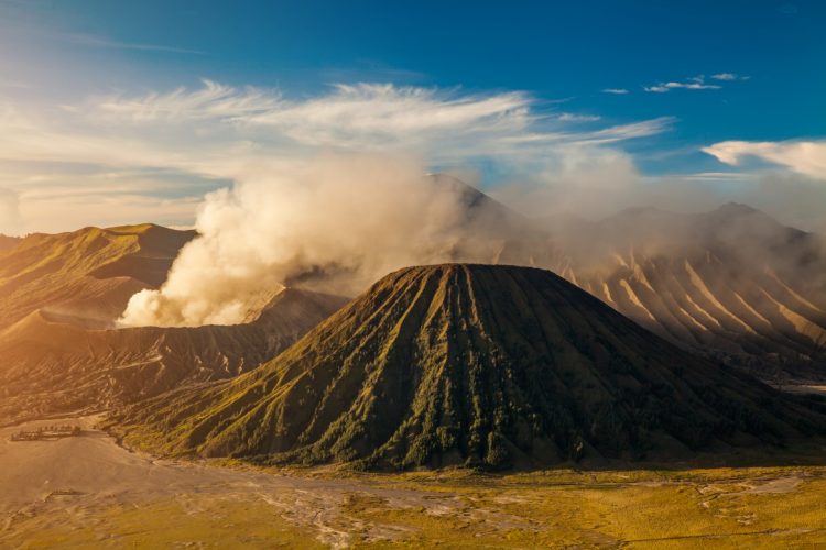 mount bromo volcano gunung bromo during sunrise br SVYR9XH